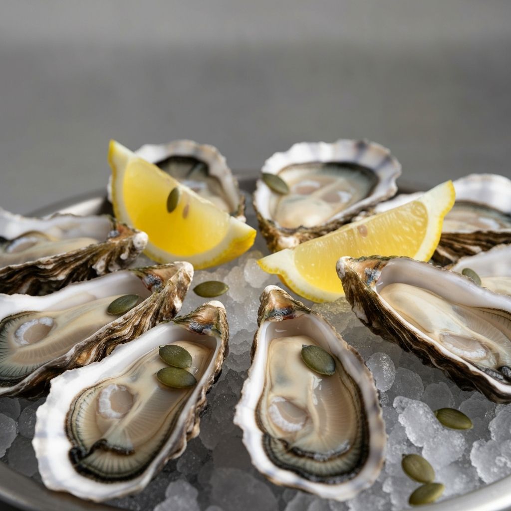 Oysters and zinc-rich foods